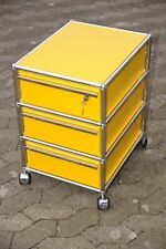 USM Haller Rollcontainer Goldgelb  Ral 1004 3 Auszüge  NEUWERTIG