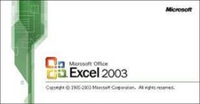 Original Microsoft EXCEL 2003