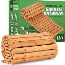 Holz-Gartensteg 366 × 43 ×