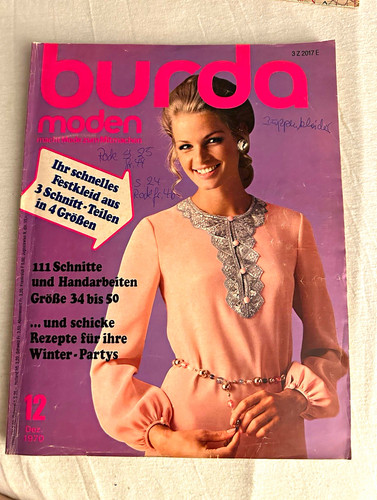 Burda moden dezember 1970 - burda, 12