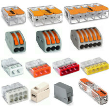 WAGO Klemmen mit Hebel Verbindungsklemme Lüsterklemme Durchgangsverbinder