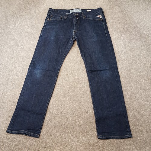 Replay herren jeans 34x30 blau - replay,