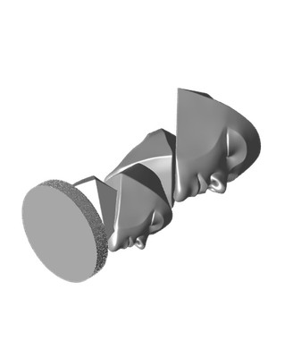 Surreale gesichter skulptur - surreale,