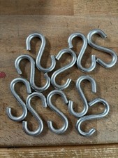 10 Stück S-Haken 52 mm verzinkt  /Hak.Nr. 40