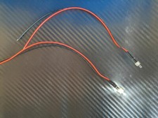 1x LED 2 mm WEISS glasklar 6-12V fertig verlötet Beleuchtung Auto Boot Flugzeug