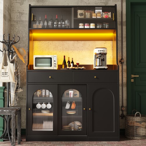 Led küchenschrank highboard - led,