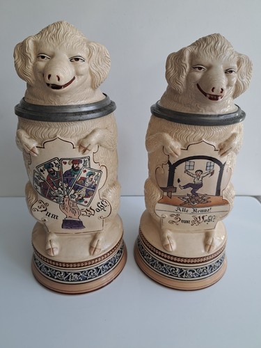 Figurenkrug bierkrug schwein - bierkrug,