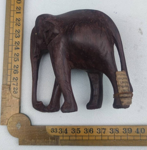 Holzfigur elefant handarbeit - holzfigur, elefant,