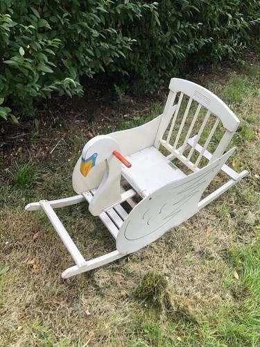 Schaukelpferd schwan - schaukelpferd,