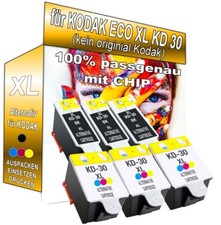 Sparset 6 Tintenpatronen EcoXL für Kodak 30 XL ESP C110 ESP C300 Serie ESP C310