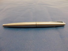 Parker Patronenfüller, Aluminium, silber, schwarz. Vintage, Made in France