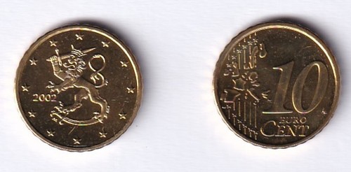 Finnland cent 2002 - -,