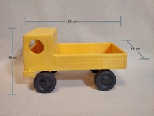 robuster Sandspielzeug Laster von Dantoy (ehem. HP-Plast) LKW vintage gelb