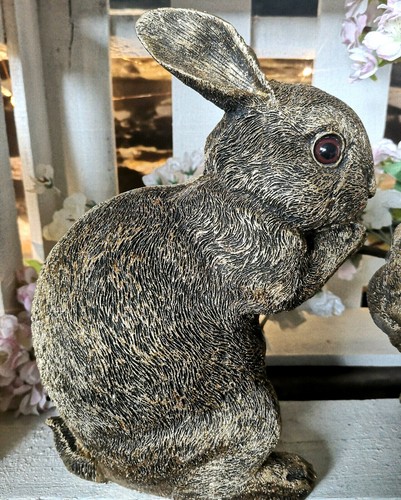Gold hase antik stil - gold, osterhase
