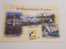 #3236 Ansichtskarte Postkarte romantisches Franken Urlaub Bayern Radfahren