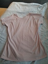 Puma Sport Shirt Gr. XS rosè, hinten tiefer Ausschnitt & unten rund etwas länger