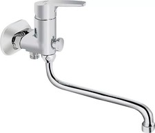 heinrichschulte alpha_350 DDR Stichmaß 45mm Wannen Wand Armatur automatisch, chr