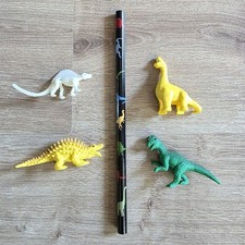 Kleines Dino Konvolut ?️ 1 Bleistift 4x Figur für Schultüte Mitbringsl Wichteln