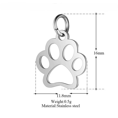 Hundepfote charm diy charms - diy,
