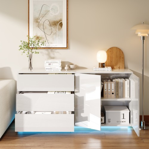 Sideboard hochglanz 160cm mit - 160cm,