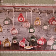 24 Zauberhafte Adventskalender-Schachteln Silke Leffler DIY mit Band