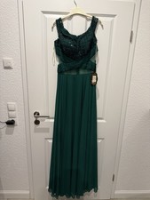 Abendkleid Lang In Grün Gr 40