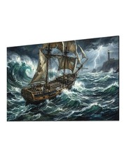 Segelschiff Leinwand Bild Meer