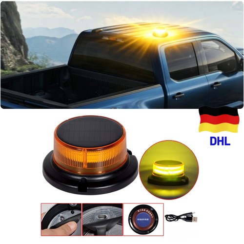 Solar led warnleuchte auto - solar,