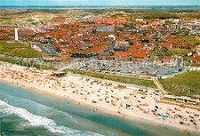 Egmond aan zee - zee, fliegeraufnahme
