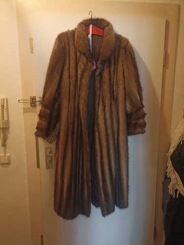 Pelzmantel bisam rieger - pelzmantel,