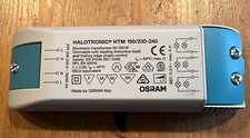 OSRAM HTM 150/230-240 HALOTRONIC 50-150W dimmbar Halogentrafo Trafo 11,5V
