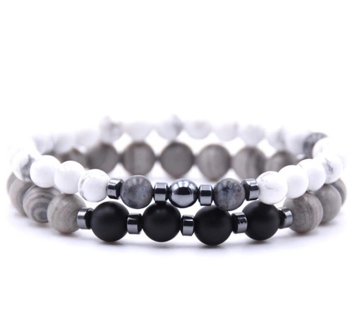 Herren armband 2er set - 2er-set, unisex