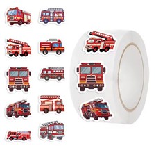 Aufkleber Feuerwehr Auto 50