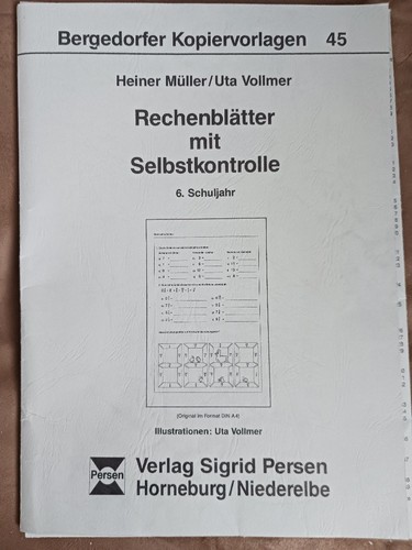 Rechenbblätter mit