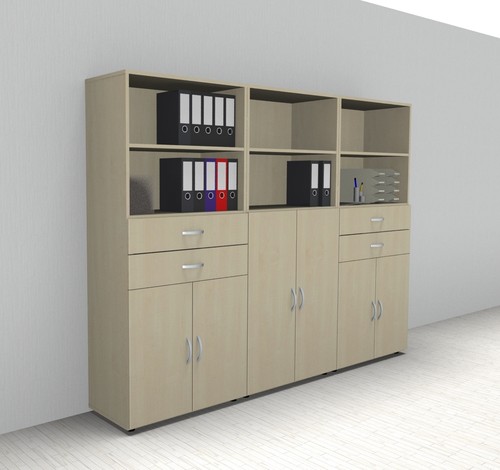 Aktenschrank büroschrankwand - aktenschrank,