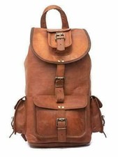 Neu Tasche Leder Echt Rucksack