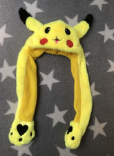 Pokémon Pikachu Mütze mit Beweglichen Ohren NEU kuschelig für Kinder