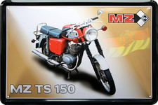 Retro Blechschild - MZ TS 150