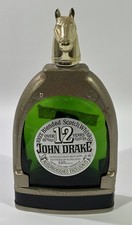Vintage Decoflasche JOHN DRAKE Scotch Whisky ca 1970er Jahre leer Bar Deko HLF2