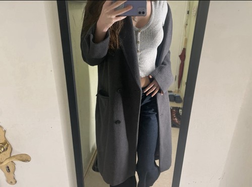 Stradivarius damen mantel - mantel, grau
