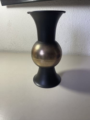Vase deko schwarz messing - vase,