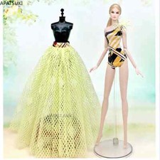 2pcs/set Gelb Bikini für