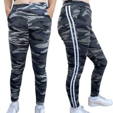 Damen Leggings Camouflage Army