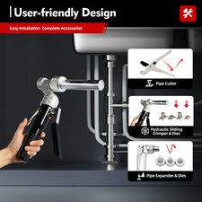 Neu TECE Schiebeh??lsenwerkzeug Presszange Presswerkzeug Plumbing Tools 16-32mm
