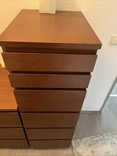 Malm Kommode Tower Dunkelbraun Ikea