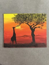 Acrylbild selbst gemalt auf