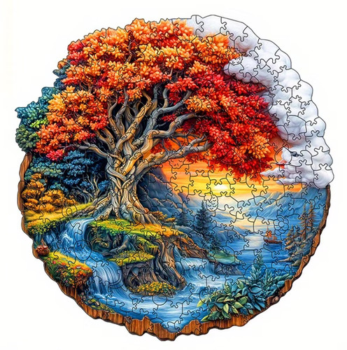 Holzpuzzle lebensbaum baum - lebensbaum,