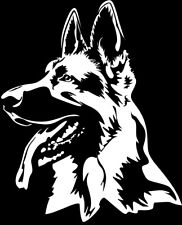 DEUTSCHER SCHÄFERHUND Aufkleber - Autoaufkleber -sticker- Schäferhund Kopf #67-W