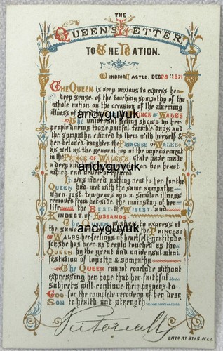 Cdv selten königin victoria - selten,