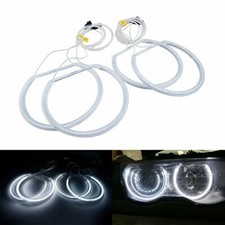 4x CCFL Angel Eyes Standlichtringe Set für BMW E46 Projektor Lampe 146mm+131mm